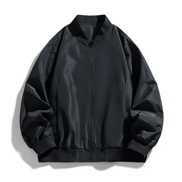 金盾 棒球领男士春秋季简约休闲飞行员上衣夹克外套 男款