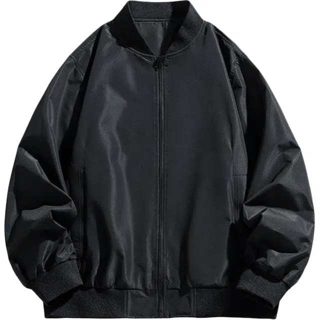 金盾 棒球领男士春秋季简约休闲飞行员上衣夹克外套 男款