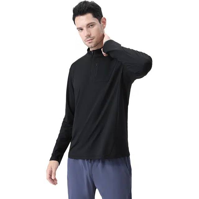 金盾 拉链上衣户外速干跑步绒透气运动卫衣 男女同款