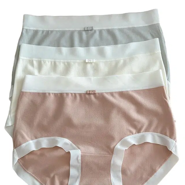 潞优野 高端品质磨毛仿羊绒感自发热温暖亲肤无痕舒适中腰大包臀纯棉裆秋季三角内裤 女款