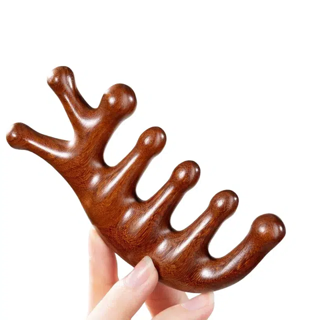 帘香客 按摩梳头部经络梳头疗按摩男女刮痧头皮疏通防宽齿梳子便携经络梳