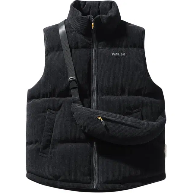 金盾 灯芯绒秋冬季情侣款宽松大码港风潮马甲 男女同款