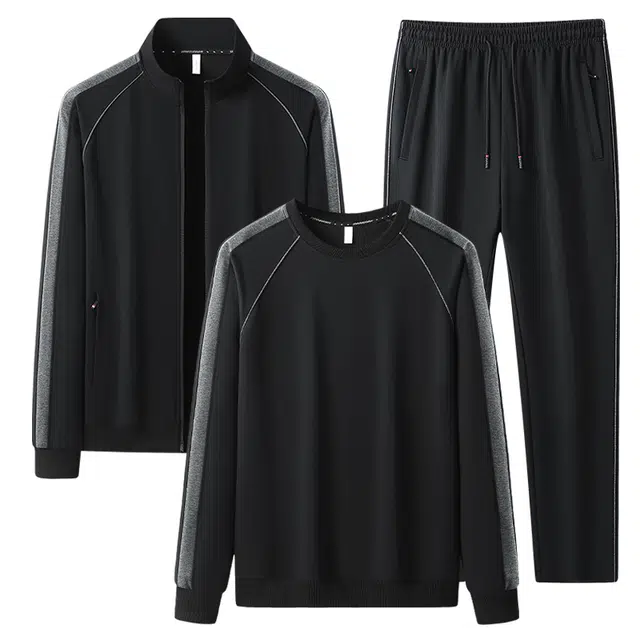 金盾 春秋季时尚百搭舒适休闲运动套装 男款
