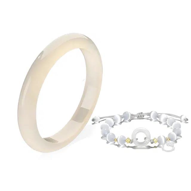 【精选高品质】 岁月静好 可爱镂空猫咪在逃公主蝴蝶结精致轻奢森系百搭恋爱告白礼赠香槟金美人镯一步一响 #好运 琉璃 手镯 男女同款情侣款