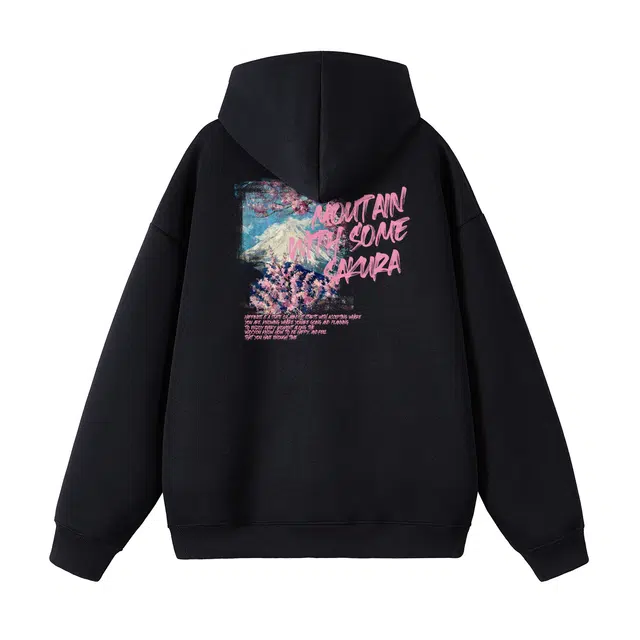 棉基因 早秋清新校园学院风甜美少女男生帽子高街潮牌经典国潮辣妹韩系女潮男青少年复古男装户外通勤慵懒风基础款打底连帽卫衣 男女同款