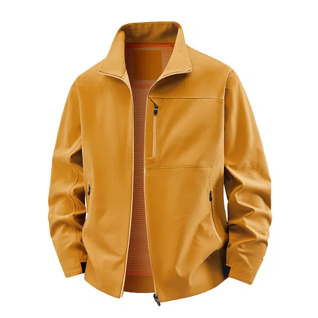 金盾 软壳户外保暖立领时尚百搭夹克 男款