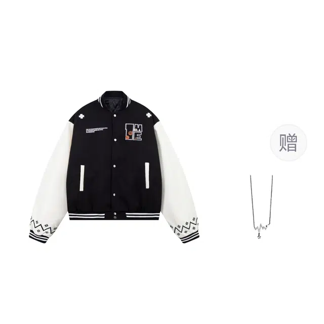 识恩 融合国潮与美式风格的宽松休闲百搭刺绣潮牌运动服饰棒球服 女款