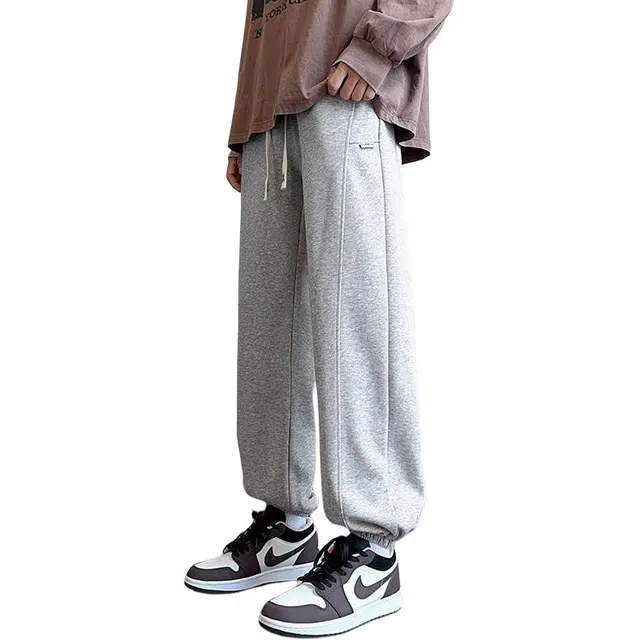 太子龍 秋季宽松束脚长裤潮流百搭显高显瘦休闲裤 男款