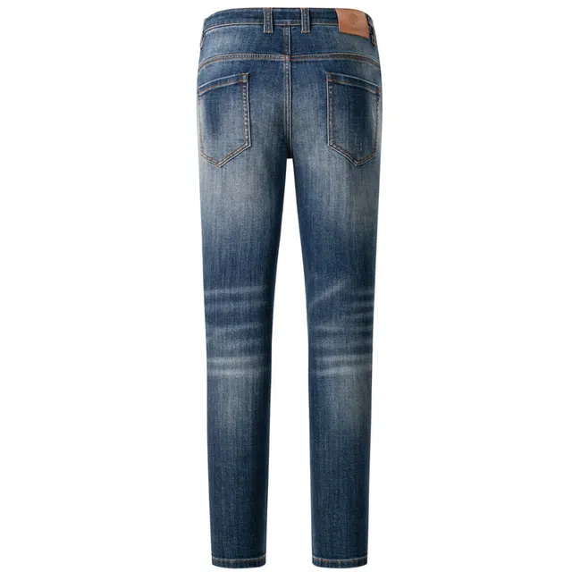 比音勒芬 弹力休闲个性复古亲肤牛仔裤 男款