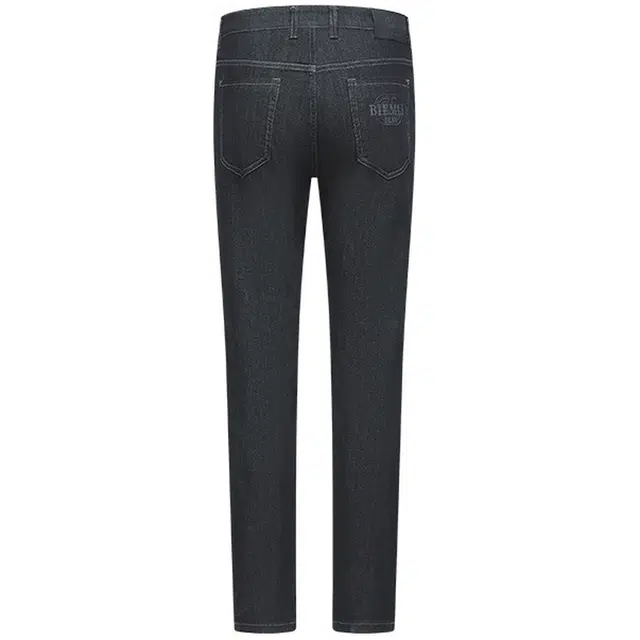 比音勒芬 复古明线字母图案休闲牛仔裤 男款