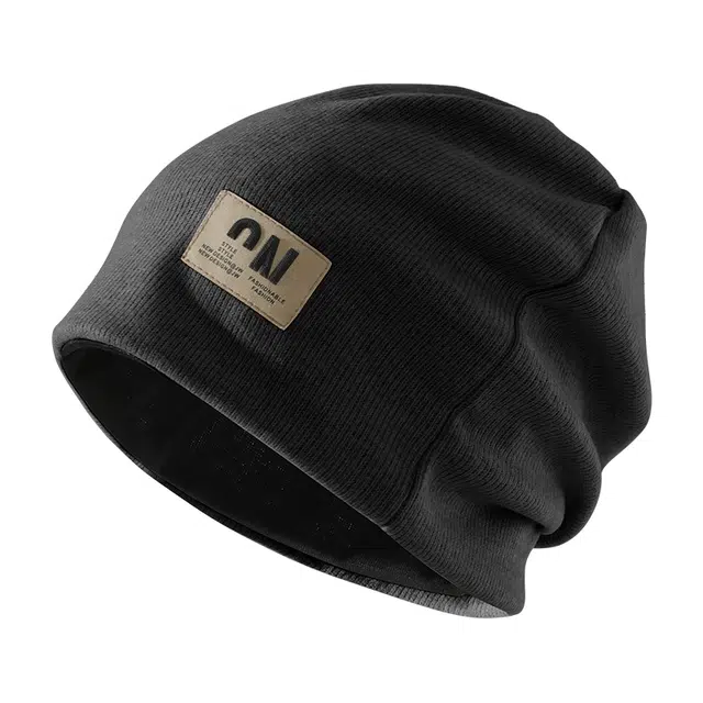 俞兆林 堆堆帽子秋冬季日系显脸小百搭护耳包头帽针织冷帽产后防风月子帽休闲 大头围 套头帽 女款