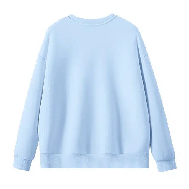 棉致 躲藏黑猫简约柔软百搭通勤卡通舒适学院风多巴胺宽松圆领长袖卫衣 女款