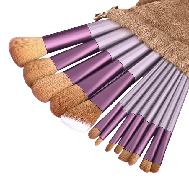 帘香客  柔软散粉刷斜角化妆刷套装初学者散粉眼影唇遮瑕腮红粉底美妆刷子