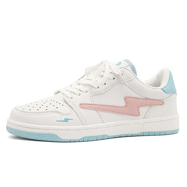 华耐 闪电系列经典简约小众设计 学生党校园风高颜值情侣鞋 日常运动休闲清新百搭 轻盈舒适透气不磨脚  板鞋 男女同款