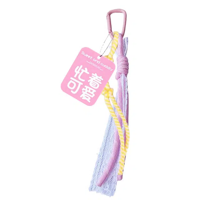 【多巴胺配色】忙着可爱暖系手机挂绳包包挂饰 卡莱茵 合金#好运 尼龙 挂件 男女同款情侣款