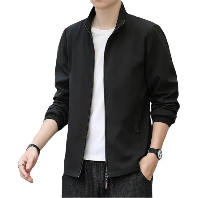 金盾 舒适百搭潮流防风休闲运动上衣夹克外套 男款