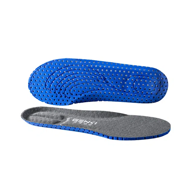 元气归位 运动凉感踩屎感减震网眼夏季光脚吸汗防臭透气 大力棉 鞋垫 男女同款情侣款