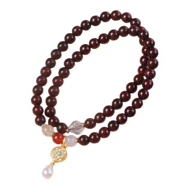 鶄鲤 国潮气质高级感 紫檀属 手串 男女同款情侣款