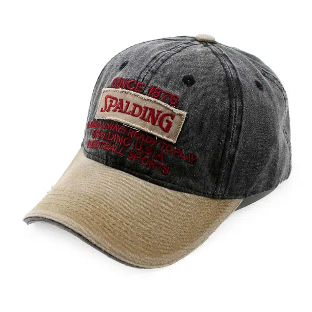 心水好物 欧美风水洗做旧撞色潮流高街出行户外休闲百搭 棉  鸭舌帽 男女同款情侣款