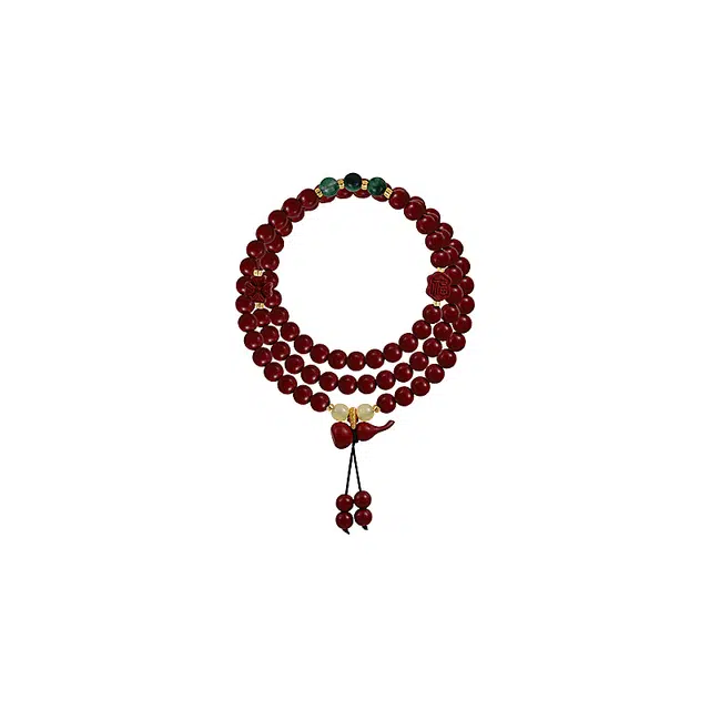 仙园韵 多层手链女款高级感长轻奢小众精致饰品#好运 朱砂 手串 女款