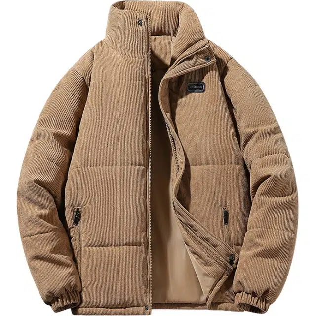 金盾 秋冬季外套加厚时尚休闲男士保暖棉衣夹克 男款