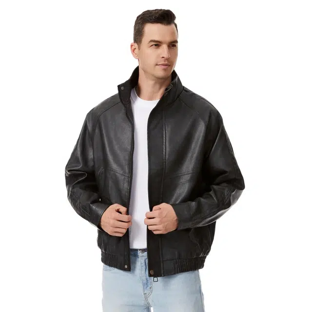 金盾 美式立领潮牌宽松百搭夹克 男款