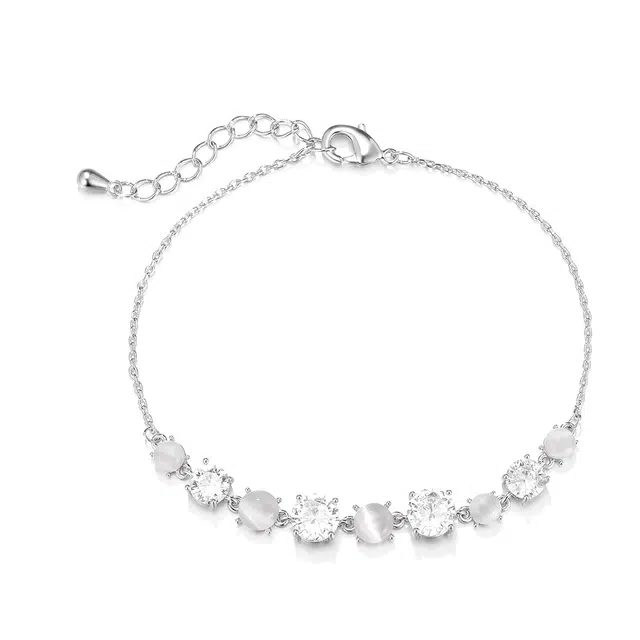 珂里 小众时尚甜美小清新清冷感白月光轻奢高级感温柔气质百搭手饰 琉璃 玉石手链 女款