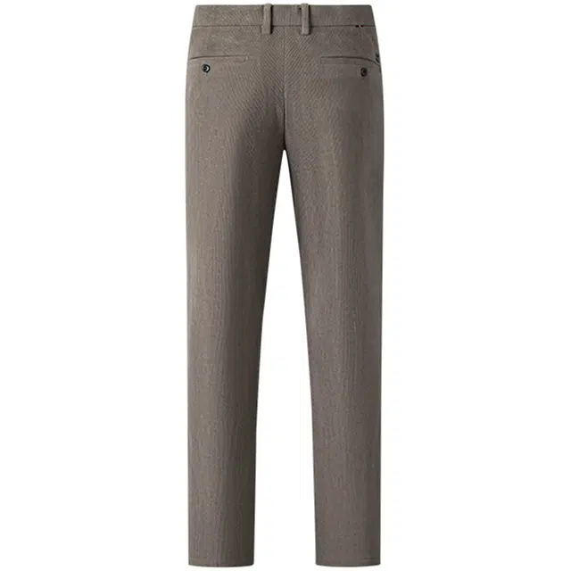 红豆 灯芯绒垂感顺滑保暖细密条绒轻商务日常百搭长裤休闲裤 男款