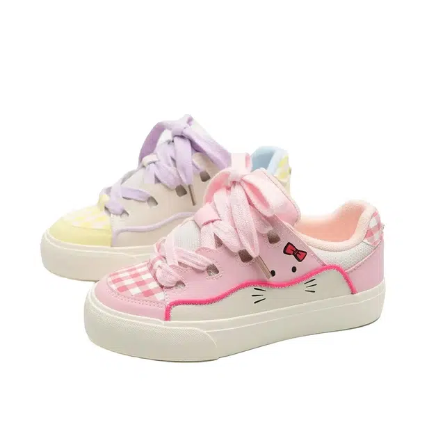 OAOQ Cat Casual Sneakers