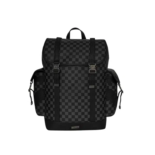 Sprayground Checkerboard Backpack Black