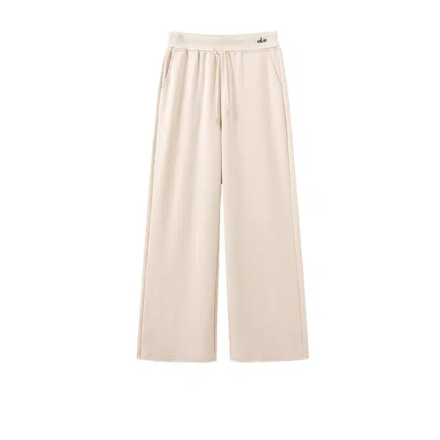 云妃秀 大码女装休闲裤时尚宽松显瘦遮肉胖妹妹抽绳松紧直筒秋季 女款