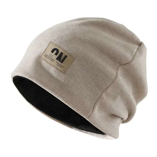 南极人 堆堆帽子秋冬季时尚百搭产妇月子帽大头围显脸小针织冷帽宽松 防风 包头帽 女款