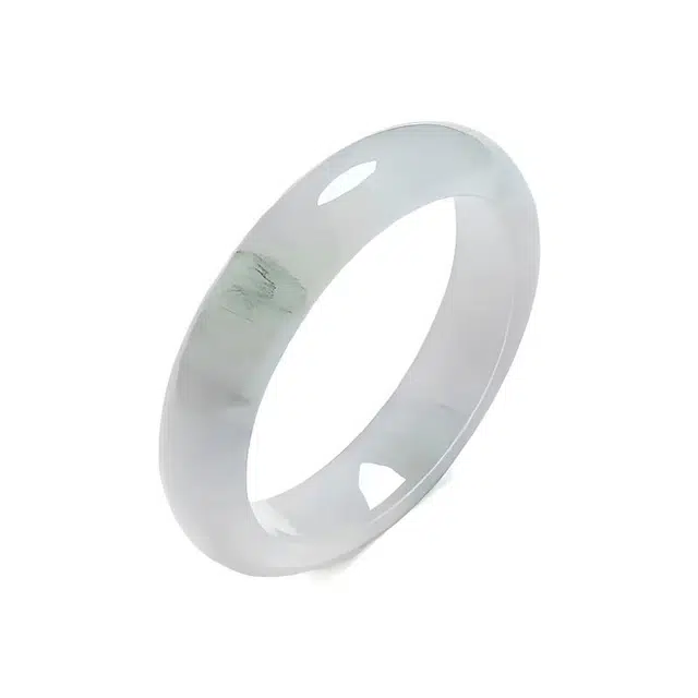 逸之璟 新中式 国风古典 简约小众 清冷感 淡雅 高级感 汉服旗袍天然 天山翠 手镯 女