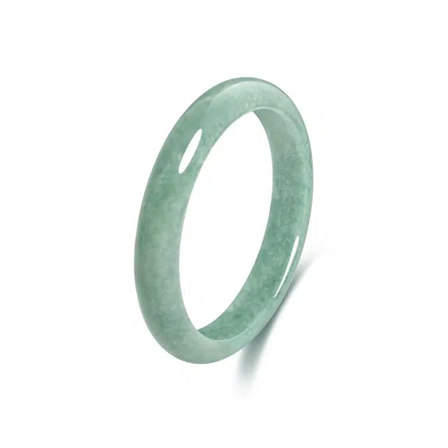 【细腻温婉】 眰恦 老坑 新中式国风白月光温柔精致旺桃花轻奢高级感简约百搭日常通勤显白礼盒#好运# 蓝田玉 手镯 女款