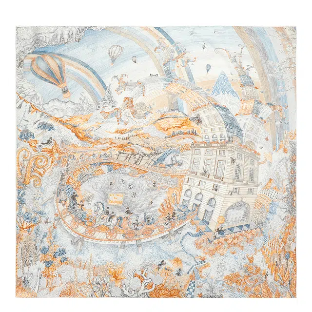 Hermes Silk Scarf