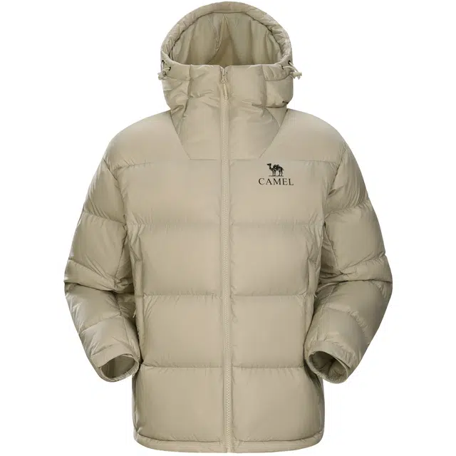 CAMEL Warm Fleece Series Down Jacket