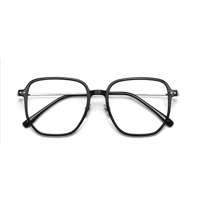 【可配度数】 苍木优品 超轻大框透明近视镜架女素颜神器显脸小防蓝光纯钛眼睛架 功能性眼镜 男女同款情侣款