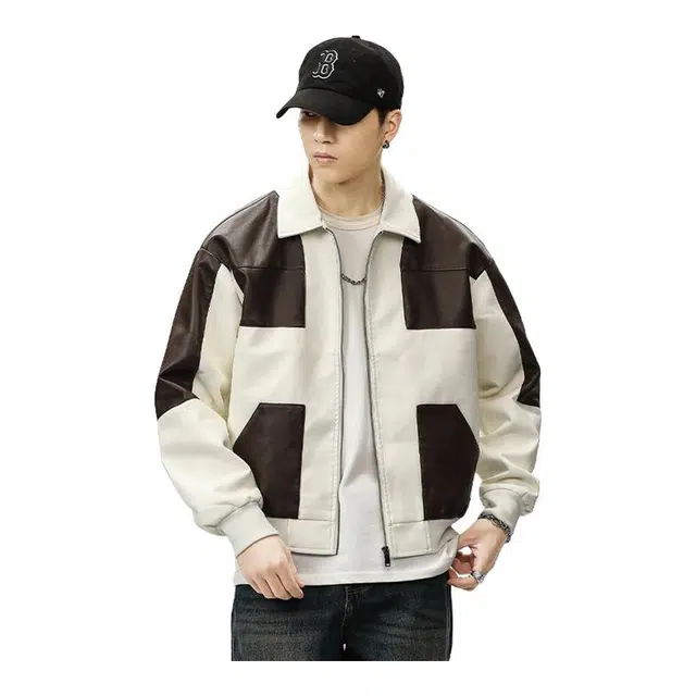 金盾 外套潮流设计翻领夹克 男女同款