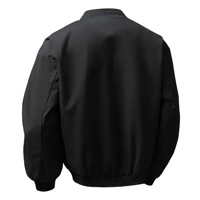 普鲁士多特蒙德 美式高街潮牌宽松百搭舒适休闲外套上衣棒球领字母印花设计复古长袖防风夹克 男女同款