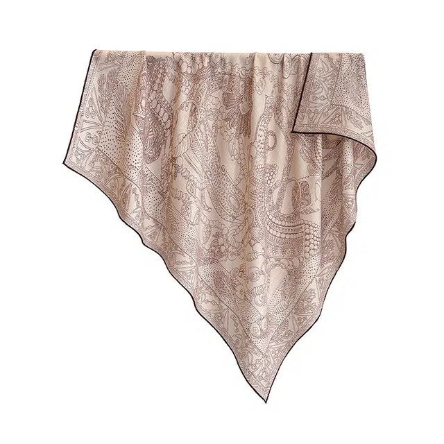 杭丝路 办公室气质百搭装饰搭配日常通勤大方巾 绵羊毛 丝巾 女款