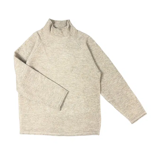 【dme】 日系潮牌复古纯色简约高领舒适百搭高级感慵懒风宽松时尚上衣针织衫 男女同款