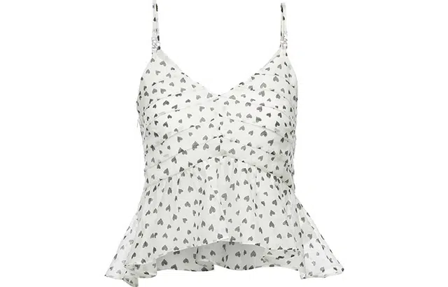 ONLY Heart Print Tank Top