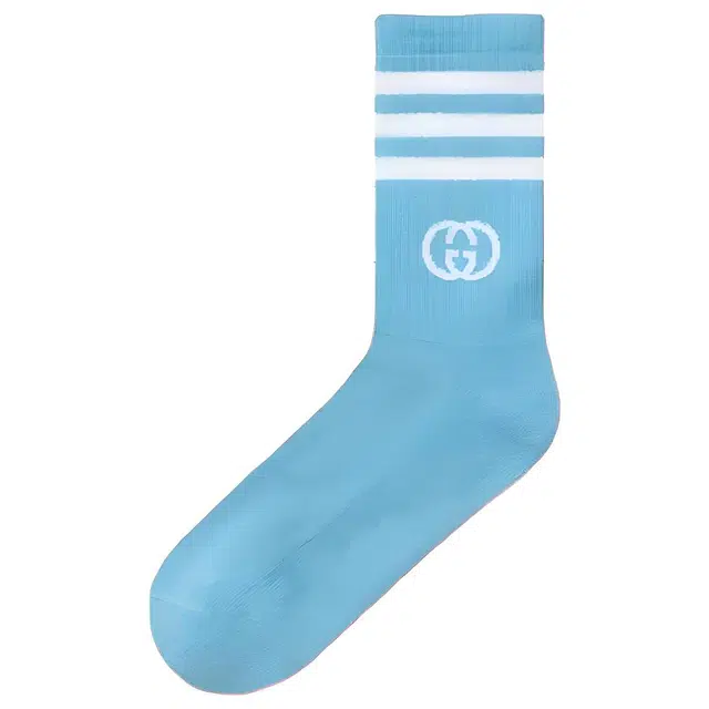 Gucci x adidas Striped Logo Socks Blue