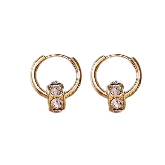 澜耀 气质小蛮腰一款两戴 小众设计高级感轻奢个性精致耳饰 合金 耳环 女款