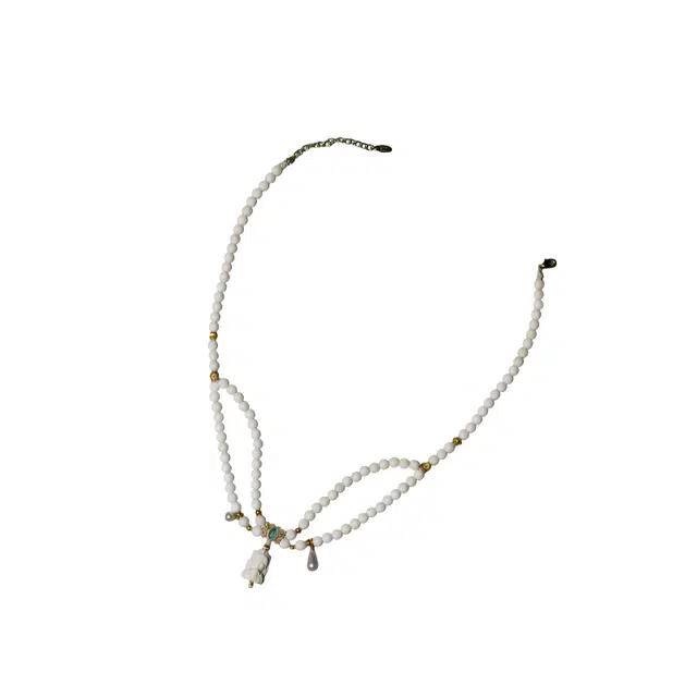 吉千年 【冰河时代】新中式复古潮流 招财进宝 好运 转运 平安顺遂 金鱼女孩 万年 猛犸 项链 男女同款情侣款