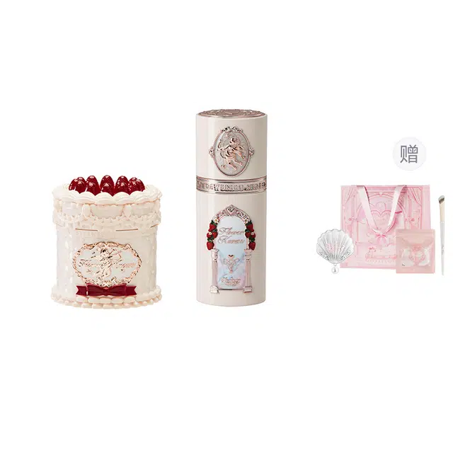 花知晓 唇霜液体修容套组 自然玻璃唇哑光清透服帖