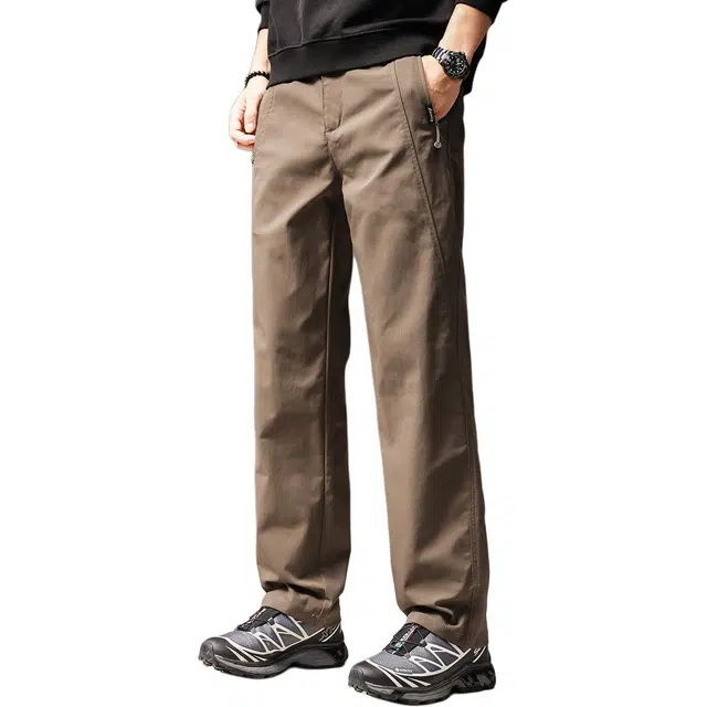 贵色 工装美式高街穿搭弹力舒适百搭都市时尚直筒休闲裤 男女同款