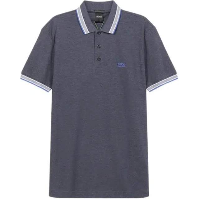 HUGO BOSS Polo Blue Grey