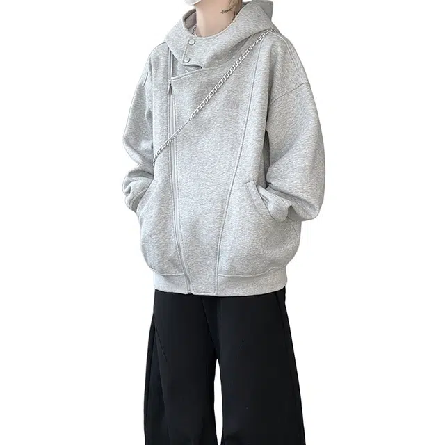 加荣 舒适情侣休闲百搭基础款套头潮流美式复古简约高级感卫衣 男女同款