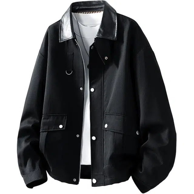 金盾 休闲潮流时尚翻领宽松夹克 男款